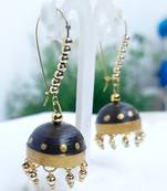 Quilled jhumkas hanging earrings3