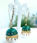 Quilled jhumkas hanging earrings4