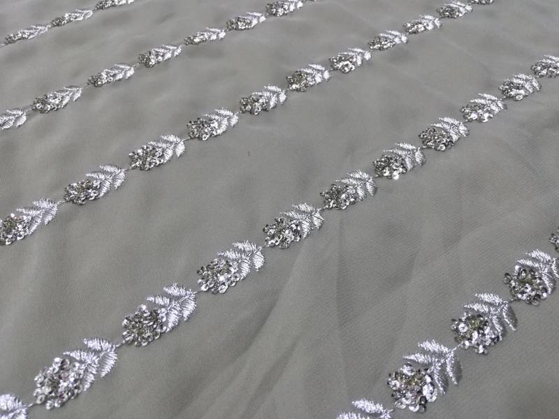 Mehndi Green Sequin Embroidered Georgette indian Designer Mehendi Ceremony Ethnic Lehenga