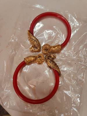 Exclusive Stretchable Bangles 21Cut  Colour Red 3