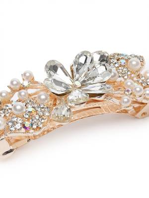 Laida women embellished french barrette 4