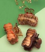 Laida women set of 3 metal claw clip