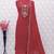Georgette Rani Pink Straight Salwar Suit