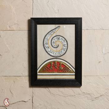 Elegantly Handcrafted Dhokra Wall Hanging 1