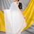 MAHALASA Off White Border Designer Chiffon Saree  With Unstitched Blouse