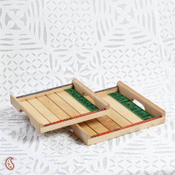 Explicitly Pleasing Handcrafted Wooden Trays 1