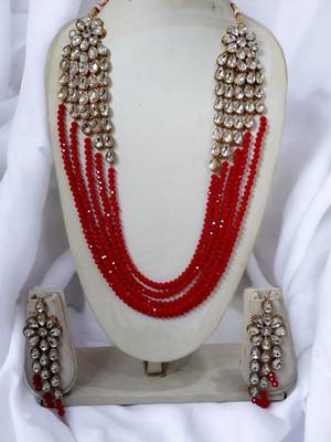   alloy necklace set for women and girls 1