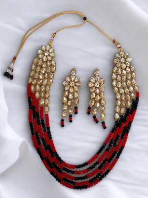   alloy necklace set for women and girls 4