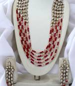 Saree swarg  alloy necklace set for women and girls