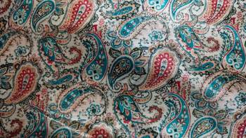 Beige Printed Brocade Silk Kurta Pajama 6