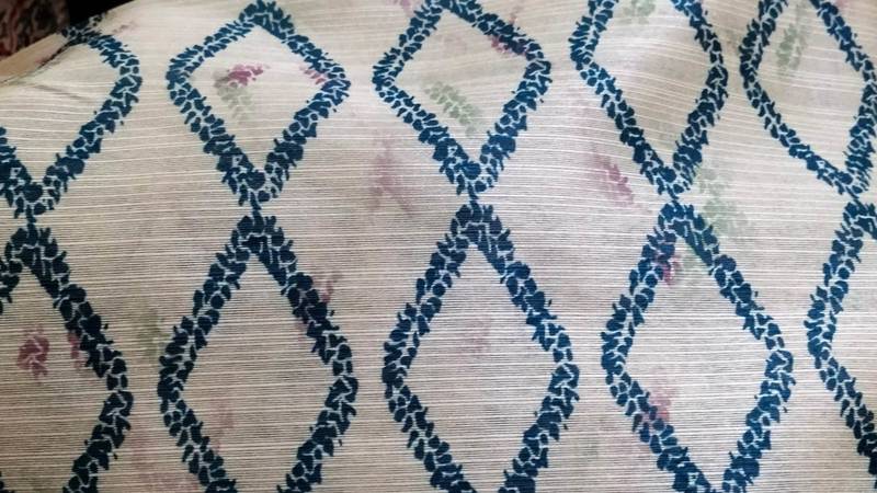 Beige Printed Brocade Silk Kurta Pajama