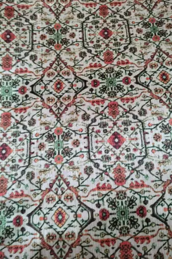 Brown Printed Brocade Silk Kurta Pajama