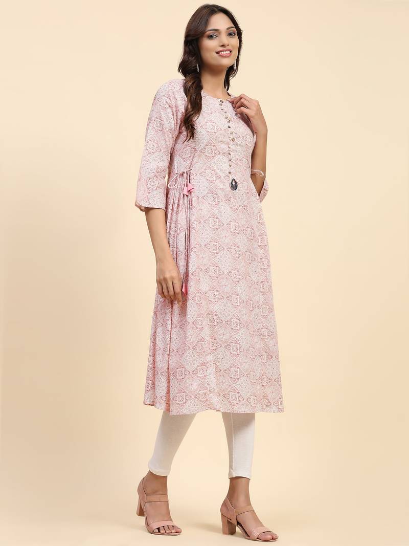 HOLLYHOCK Latest Women's Clothing Kurti for Women Wear Kurti With Three — free download