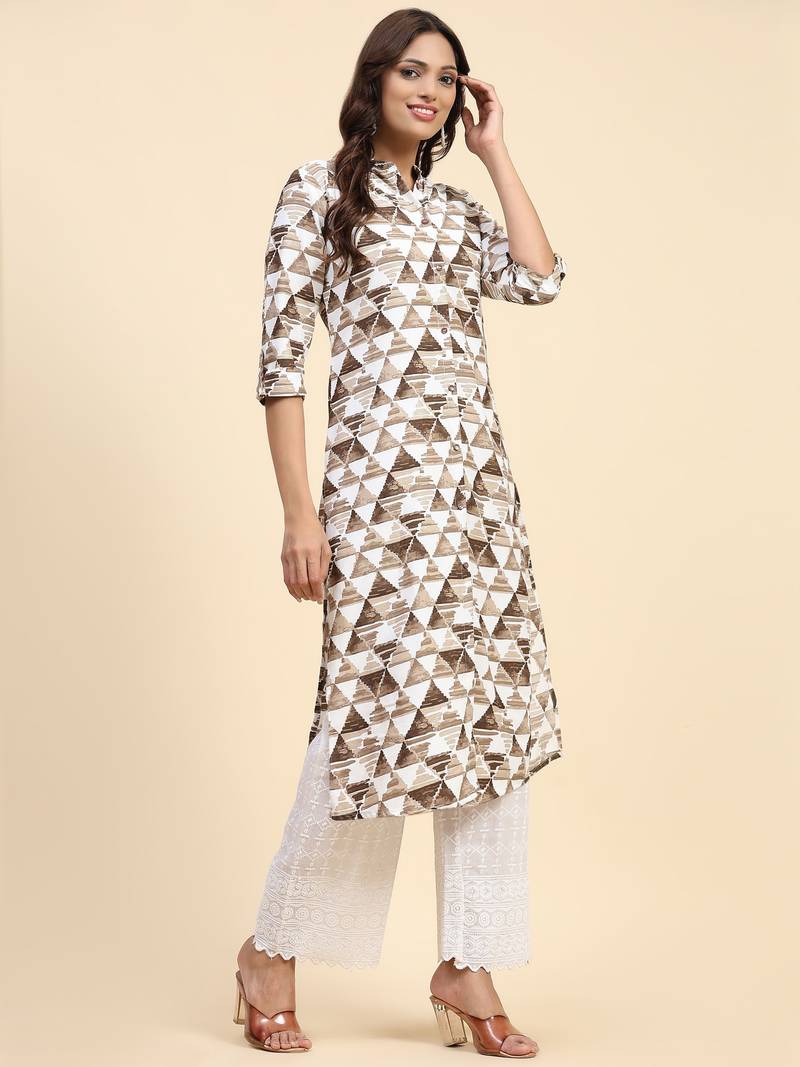 HOLLYHOCK Latest Women's Clothing Kurti for Women Wear Kurti With Three — free download