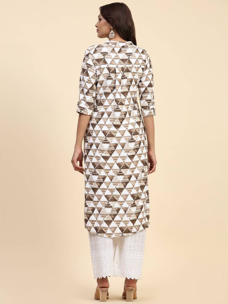 HOLLYHOCK Latest Women's Clothing Kurti for Women Wear Kurti With Three-Quarter Sleeves
