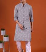 men's kurta and payjama with jacket - udaipur  collection