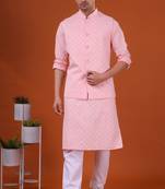 men's kurta and payjama with jacket - udaipur  collection