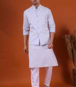 men's kurta and payjama with jacket - udaipur  collection