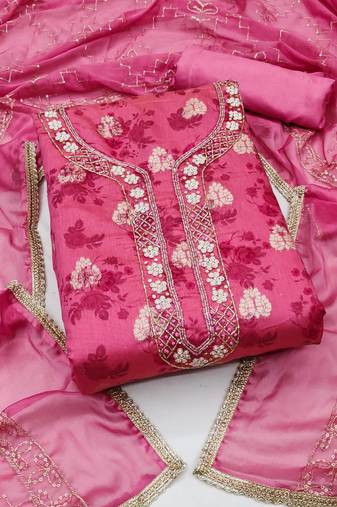 Rani Modal Butti Dress Material With Inner