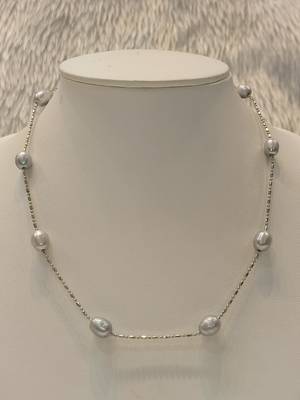 Mannat raj pearls & jewellers natural fresh water pearls hyderabadi pearls beautiful designer necklace set 2