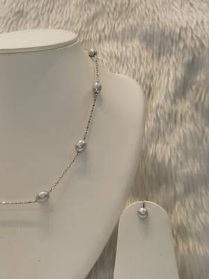 Mannat raj pearls & jewellers natural fresh water pearls hyderabadi pearls beautiful designer necklace set 4