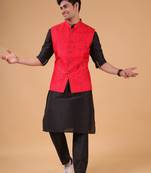 Shiwam ethnic men's cotton silk jacket  -thrisurr collection