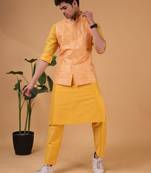 Shiwam ethnic men's cotton silk jacket  -thrisurr collection