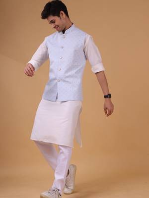 men's kurta and payjama with jacket -udaipur  collection 3