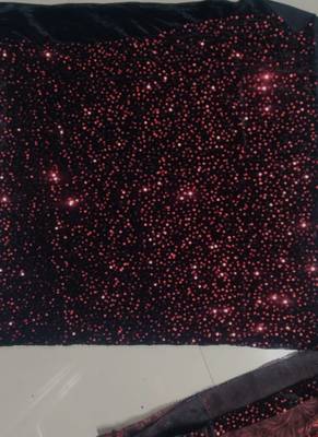 Maroon Lycra Printed Party Wear Saree 8