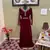 Maroon Handcrafted Zari work Stitched Georgette Kaftan Party Wedding Dresses