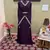 Purple Handcrafted Zari work Stitched Georgette Kaftan Party Wedding Dresses