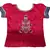 New south Red Indian traditional pattu pavadai Jecquard Lehenga choli for girls dress