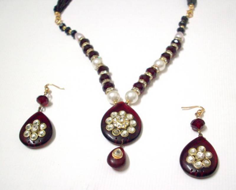 Classic Glass Enamel Necklace