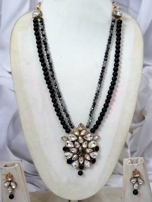 Saree swarg  alloy necklace set for women and girls 1