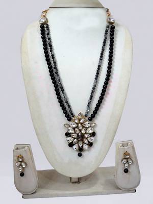 Saree swarg  alloy necklace set for women and girls 2