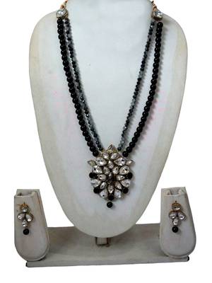 Saree swarg  alloy necklace set for women and girls 3