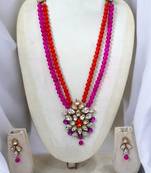 Saree swarg  alloy necklace set for women and girls