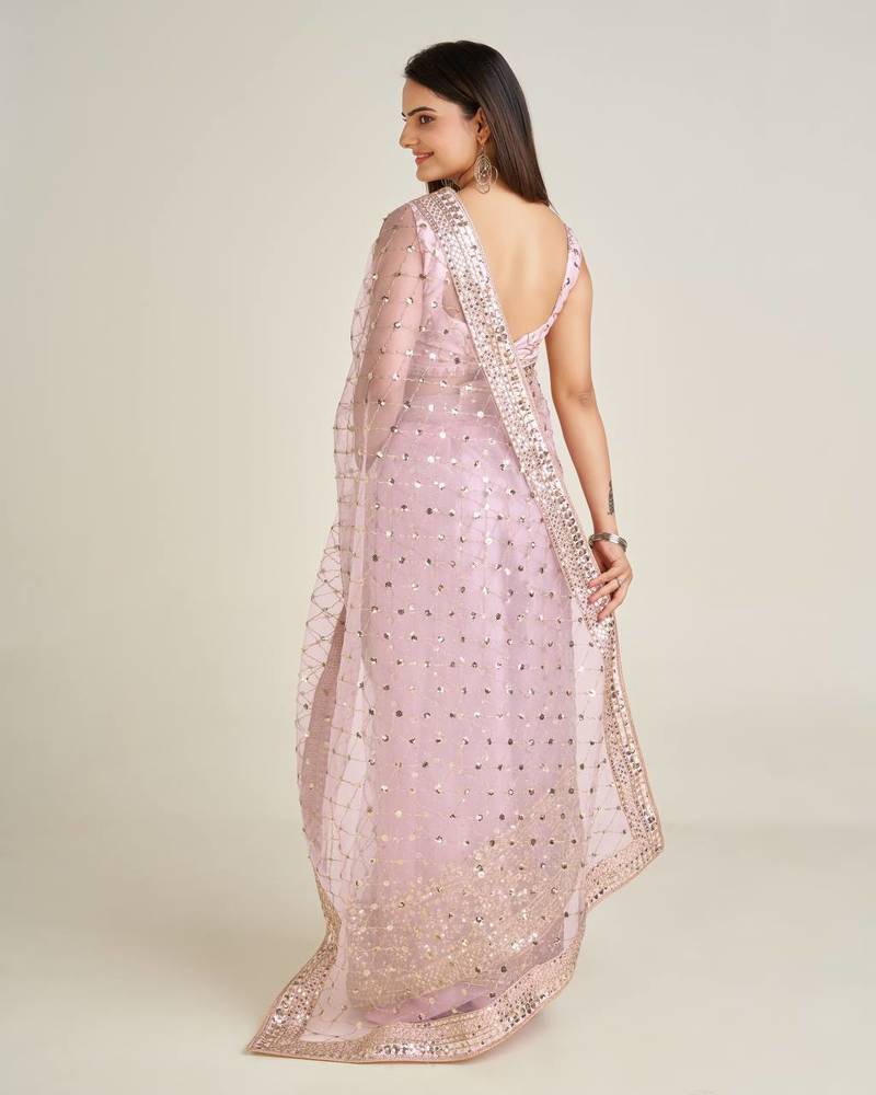 Bollywood Fancy Designer Sequence Saree main image 0