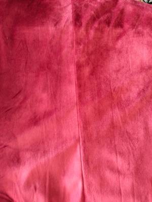 Maroon Plain Velvet Bandhgala Suit 6