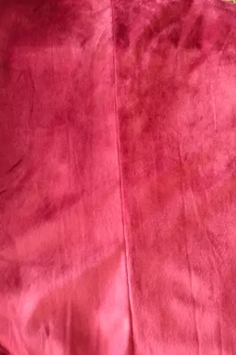 Maroon Plain Velvet Bandhgala Suit