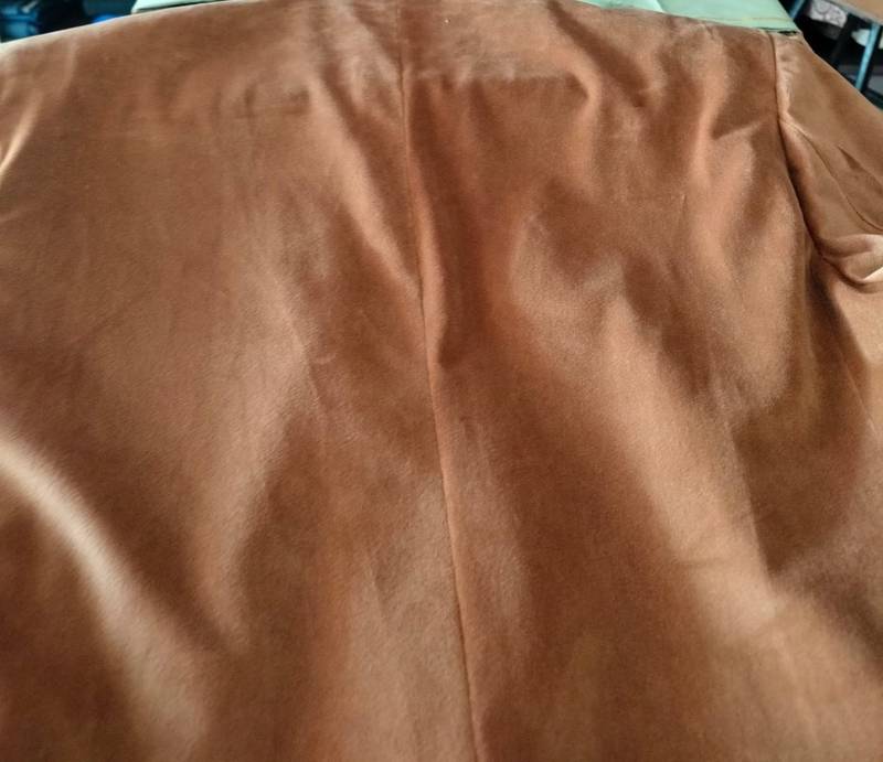 Brown Plain Velvet Blazer For Men