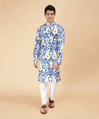 Island ikat kurta 1