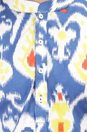 Island ikat kurta