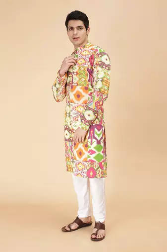 Biome ikat kurta