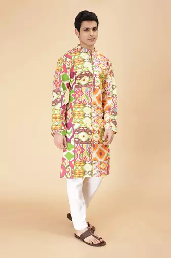 Biome ikat kurta