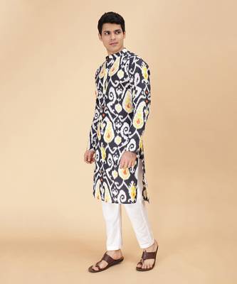 Oxide ikat kurta 2