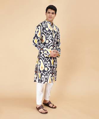 Oxide ikat kurta 3