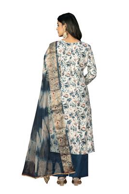 Women's multi handwork jam cotton dress material 3