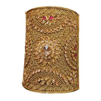 Premium quality brass rajwadi gold plated openable kada for women/girls 1
