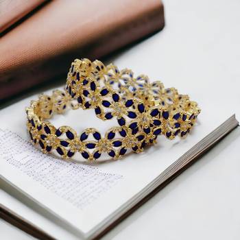 star gold plated bangles (pack of 2) 1